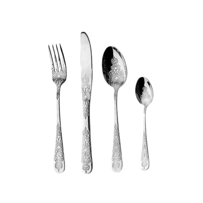 Bonomi BC4125-SEL Couverts de Table Silver – Ensemble Élégant et Durable en Acier Inoxydable – Image 2
