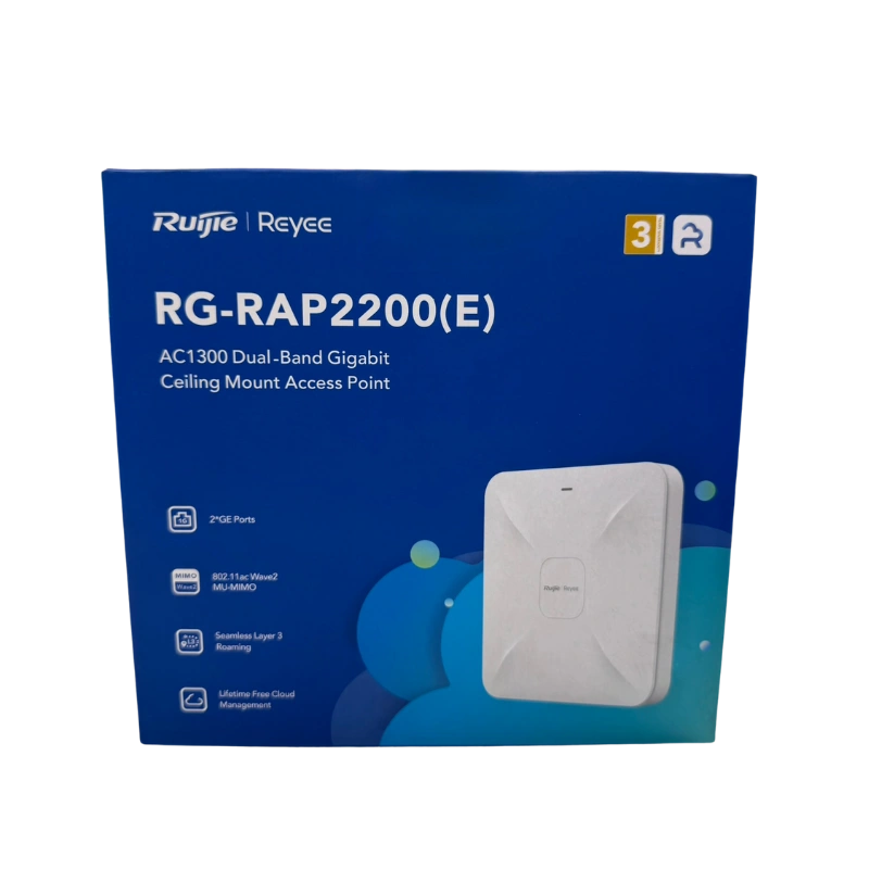 Ruijie RG-RAP2200(E) Point d’Accès Wi-Fi 5 – 1267 Mbps, MU-MIMO, Installation Facile et Gestion Cloud – Image 3