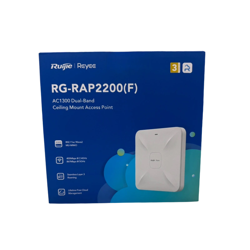 Ruijie Reyee RG-RAP2200(F) Point d’Accès Wi-Fi 5 – 1267 Mbps, Dual-Radio MIMO et Gestion Cloud – Image 3