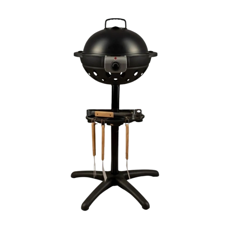 Hausberg HB-540 Ensemble Gril Électrique avec Support – Barbecue Puissant, Pratique et Facile à Utiliser – Image 2