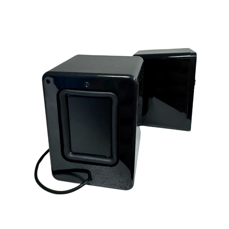 KISONLI SPK02X14 – Mini Haut-Parleurs PC RGB USB – Stéréo 2.0 Compact – Noir – Image 2