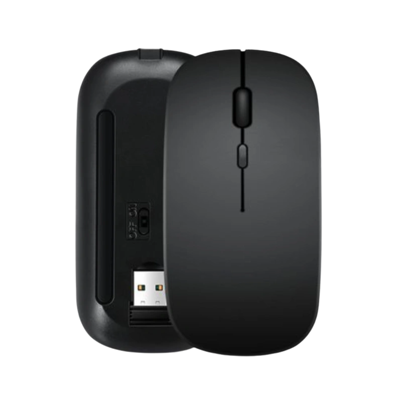 JOYACCESS Souris Sans Fil pour Ordinateur Portable – Souris Silencieuse 2400 DPI Haute Précision avec Récepteur USB Nano Noir – Image 2