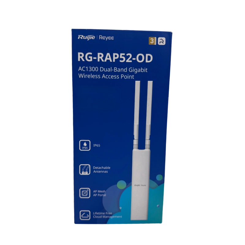 Ruijie RG-RAP52-OD Point d’Accès Wi-Fi 5 AC1300 Double Bande Extérieur – Étanche IP65, Mesh Intelligent et AI Roaming – Image 2