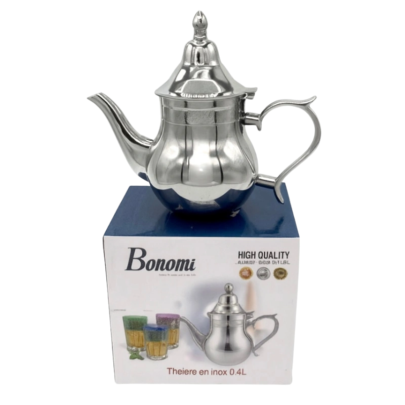 Bonomi TP-01-GW7.98 Théière 0.4L Inox – Élégante, Solide et Idéale pour le Service du Thé – Image 3
