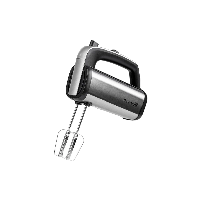 Hausberg HB-4201NG Mixeur à Main 400W – 5 Vitesses, Batteurs et Crochets Inox, Moteur Cuivre Puissant – Image 2