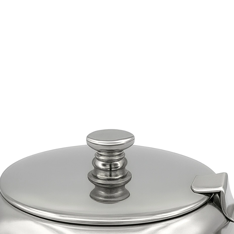 Bonomi TP-03 Théière 0.37L Inox Ronde – Design Élégant, Durable et Parfaite pour le Thé – Image 4
