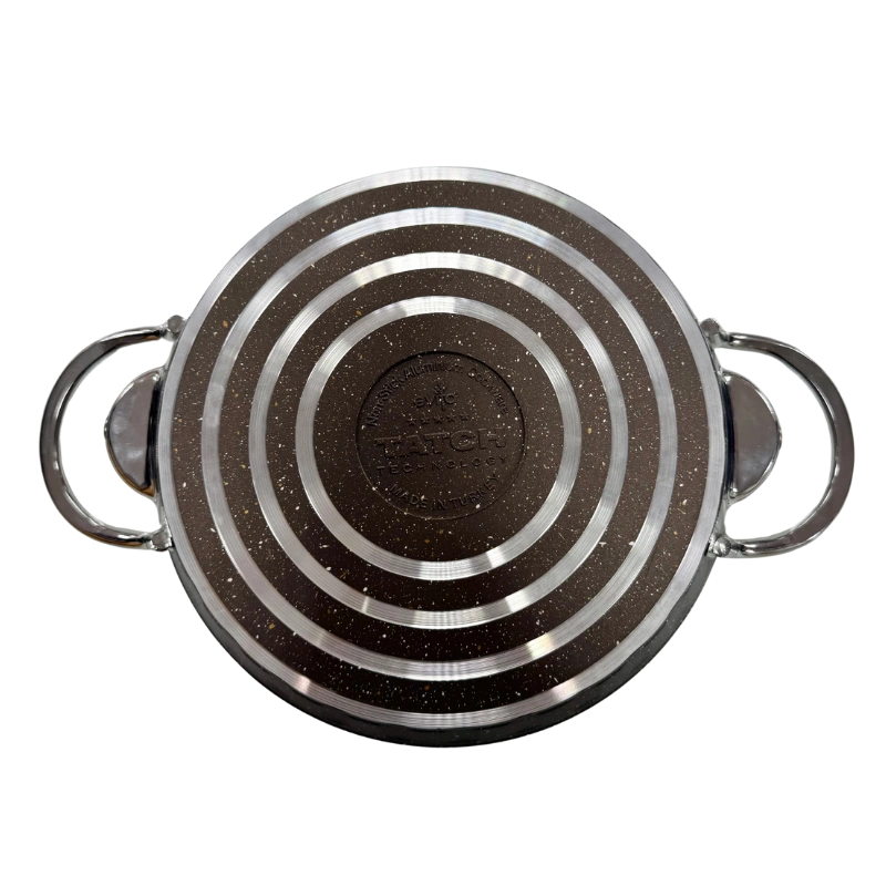 TATCH SAUTEUSE_26 – Sauteuse Granit 26 cm avec Couvercle en Verre Trempé – Image 2