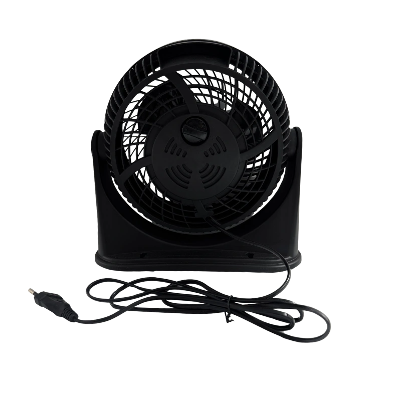 Hausberg HB-5910NG Ventilateur Turbo de Table 30W – 3 Vitesses, Silencieux et Design Noir 2 en 1 Sol & Bureau – Image 3