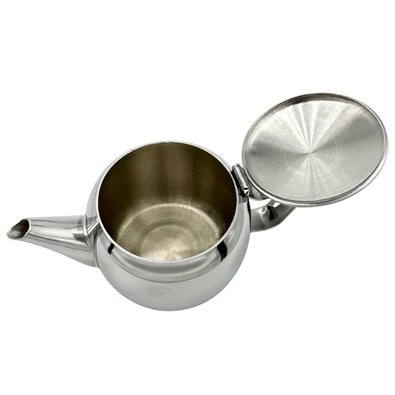 Bonomi TP-03 Théière 0.37L Inox Ronde – Design Élégant, Durable et Parfaite pour le Thé – Image 2