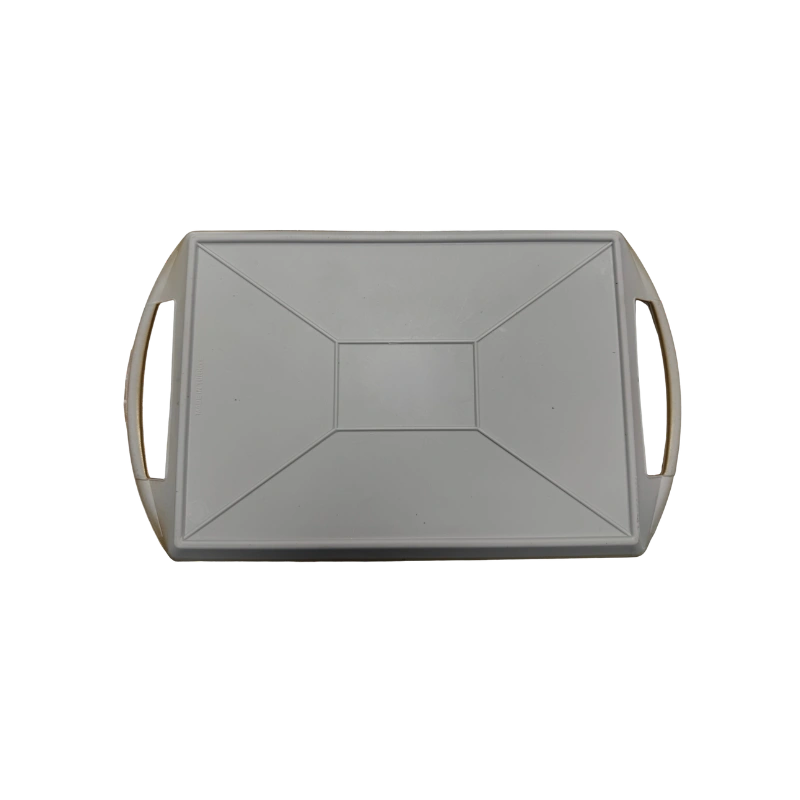 FVR-003-11 Plateau en Plastique Doré – Plateau Rectangulaire Élégant avec Poignées pour Service et Décoration – Image 2