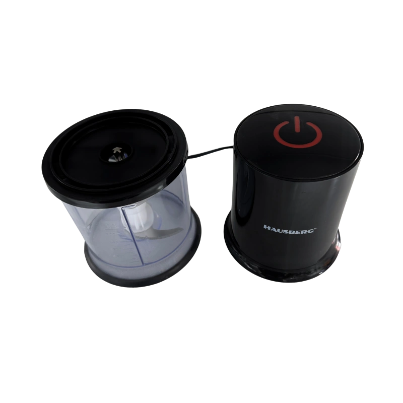 Hausberg HB-4502NG Hacheur Électrique 400W – Bol 500ml, 4 Lames Inox, Turbo Boost et Moteur Cuivre – Image 2