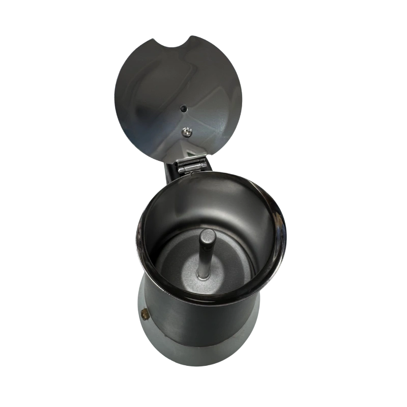 TATCH JUN400-NOIR – Cafetière Italienne 4 Tasses Noire en Aluminium et Inox – Image 3