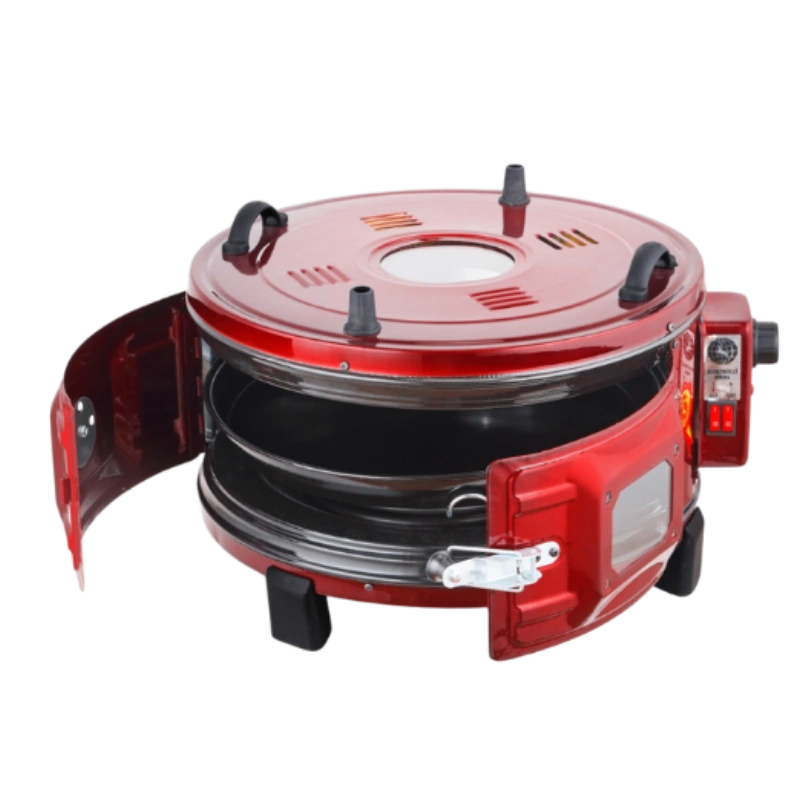 Ertone ERT-MN9010VS Four Électrique Rond 40L – 1300W, Thermostat Réglable, Double Résistance, Intérieur Émaillé – Image 4