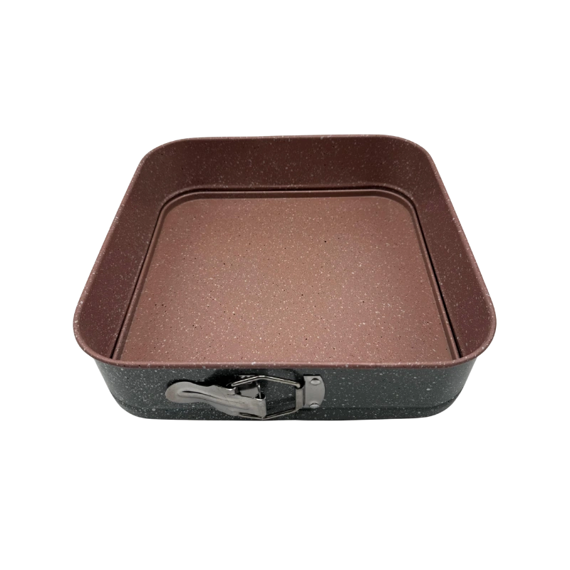 Bonomi YL-B11-2 Moule à Cake Granit Carré – Antiadhésif, Résistant et Facile à Démouler – Image 2