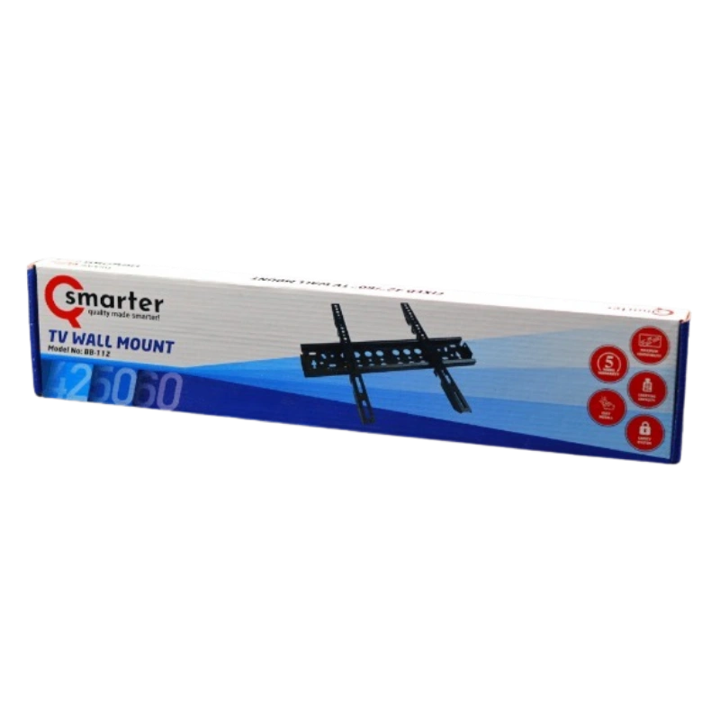 QSmarter BB-112 Support TV Fixe – Pour Écrans 42 à 60 Pouces, Installation Murale Robuste et Sécurisée – Image 2