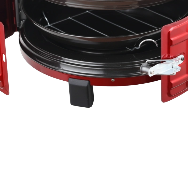 Ertone ERT-MN9010VS Four Électrique Rond 40L – 1300W, Thermostat Réglable, Double Résistance, Intérieur Émaillé – Image 5