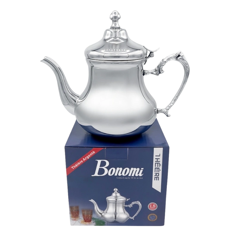 Bonomi WT-TP128-12C Théière Silver 1.2L – Élégante, Solide et Idéale pour le Service du Thé – Image 2