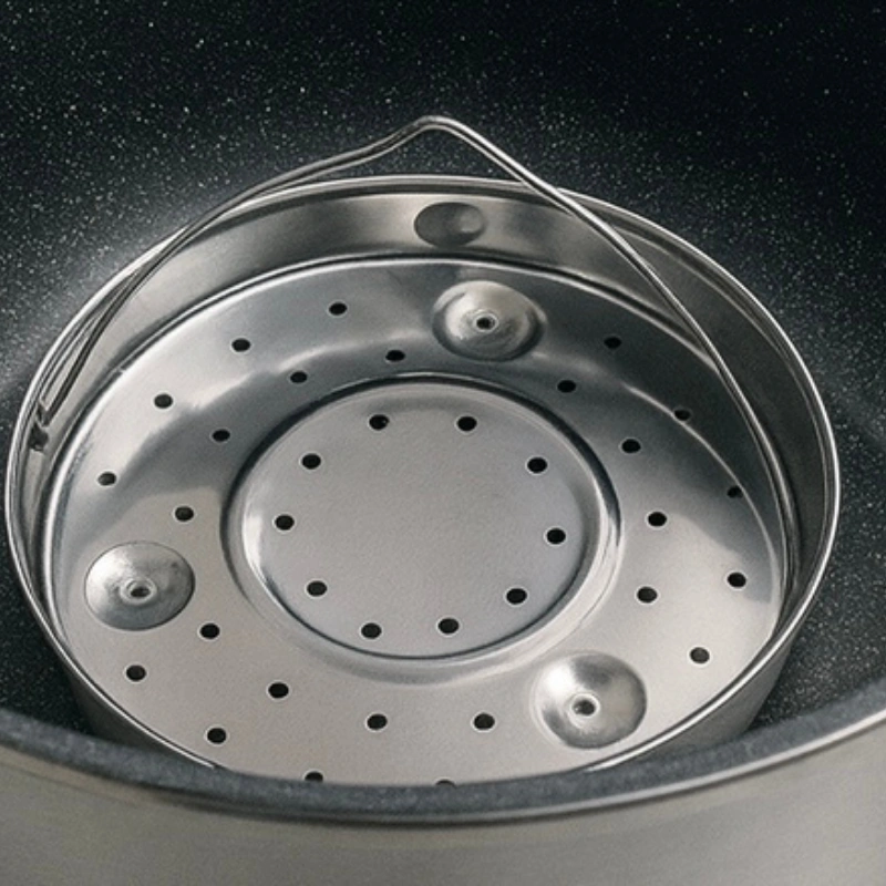 TATCH KD-CSA26-8L – Cocotte Inox 304 Intérieur Granit 8 L, Grande Capacité, Sécurisée et Durable – Image 3