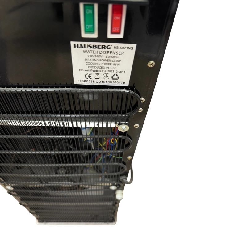 Hausberg HB-6023NG Distributeur d’Eau Électrique 550W/85W – Eau Chaude & Froide, Inox et Thermostat Réglable – Image 2