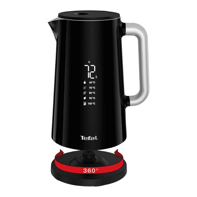 TEFAL KO850810 Bouilloire Électrique 1,7L – Thermostat Réglable, 2200W, Filtre Anti-Calcaire, Design Noir Élégant – Image 3