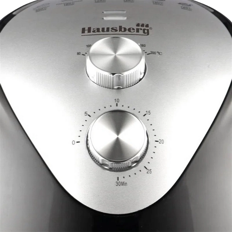 Hausberg HB-2250 Airfryer – Friteuse à Air Électrique 2,6L avec Contrôle de Température et Cuisson Saine Sans Huile 1500W – Image 2