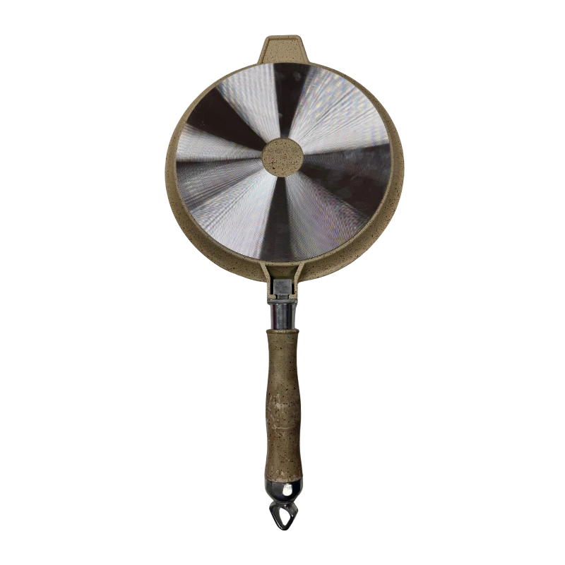 TATCH CP2415C – Poêle Céramique 24 cm El Harcha Beige Granit avec Manche Amovible – Image 4