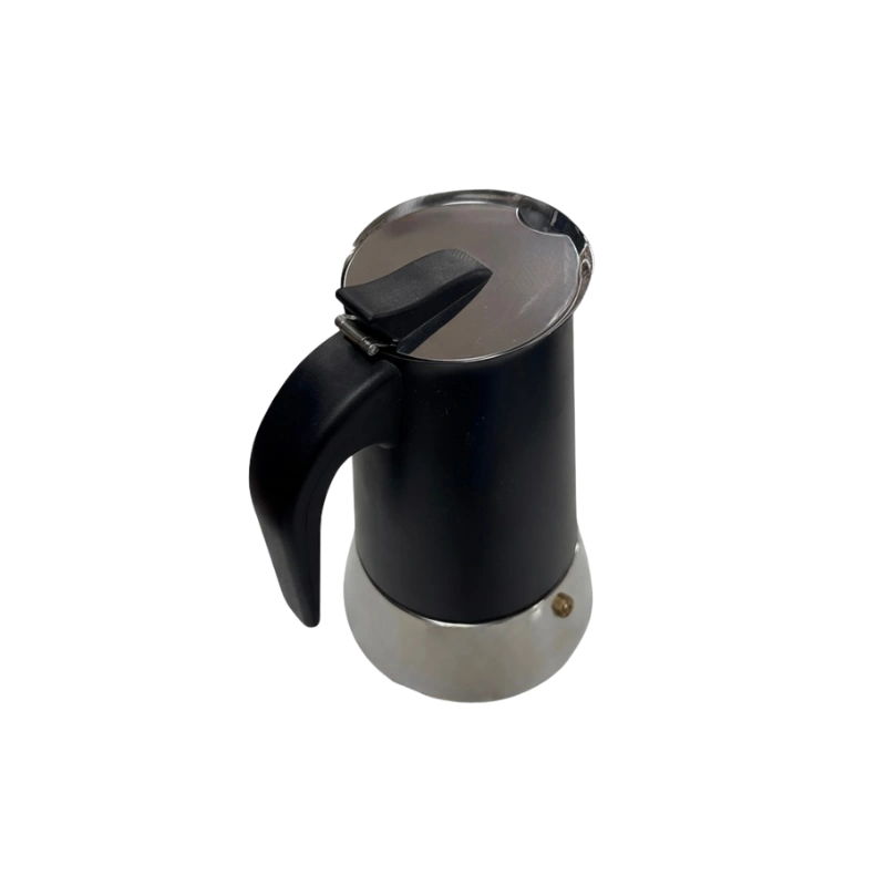 TATCH JUN400-NOIR – Cafetière Italienne 4 Tasses Noire en Aluminium et Inox – Image 5