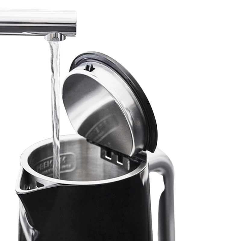 TEFAL KO850810 Bouilloire Électrique 1,7L – Thermostat Réglable, 2200W, Filtre Anti-Calcaire, Design Noir Élégant – Image 2