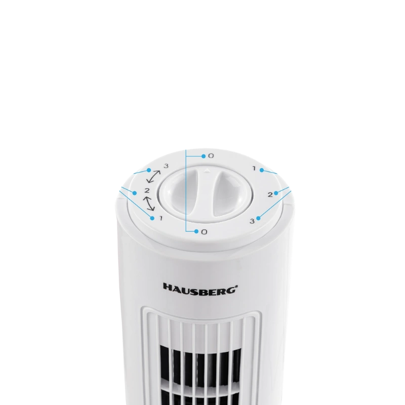 Hausberg HB-5950AB Ventilateur Tour Électrique 45W – Silencieux, 3 Vitesses, Minuterie et Télécommande – Image 4