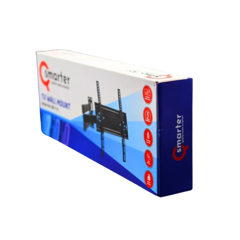 QSmarter BB-114 Support TV Articulé – 6 Bras, Pour Écrans 42 à 60 Pouces, Réglable, Robuste et Professionnel – Image 2