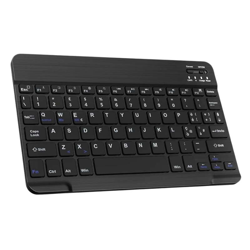 Kaku KSC-339 Clavier QWERTY Sans Fil 10 Pouces – Bluetooth, Compact, Batterie Longue Durée, Noir – Image 4