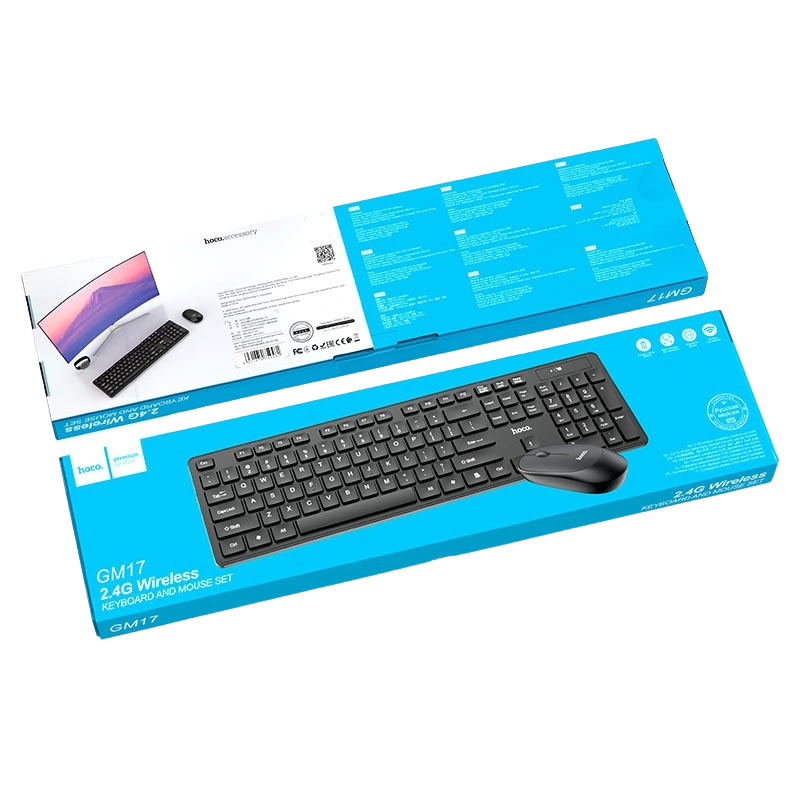HOCO CLAVIER01 – Clavier Sans Fil 2.4G Compact et Ergonomique – Image 2