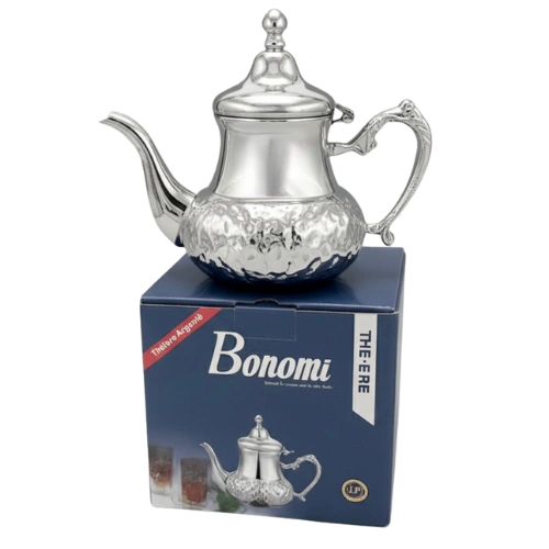 Bonomi WT-TP126-16C Théière Silver Bombée 1.6L – Élégante, Grande Capacité et Résistante – Image 3