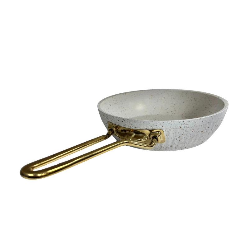 TATCH Poêle Granit 28 cm Dorée – Poêle Antiadhésive Premium avec Manche Doré Élégant – Image 4