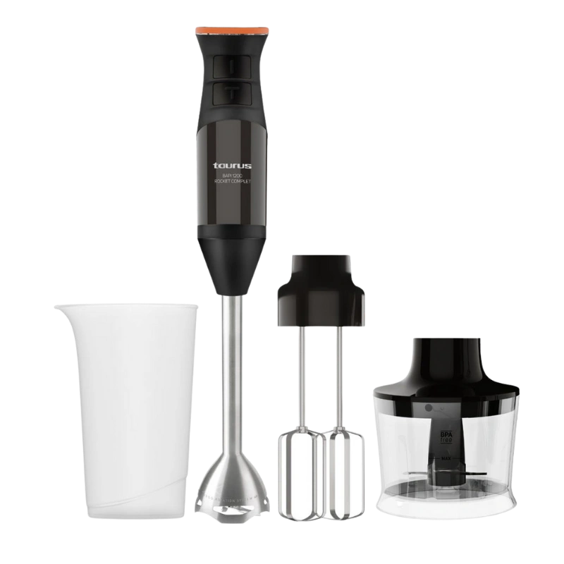 Mixeur plongeur Taurus BAPI 1200 ROCKET 1200W - Produit Electromax Maroc