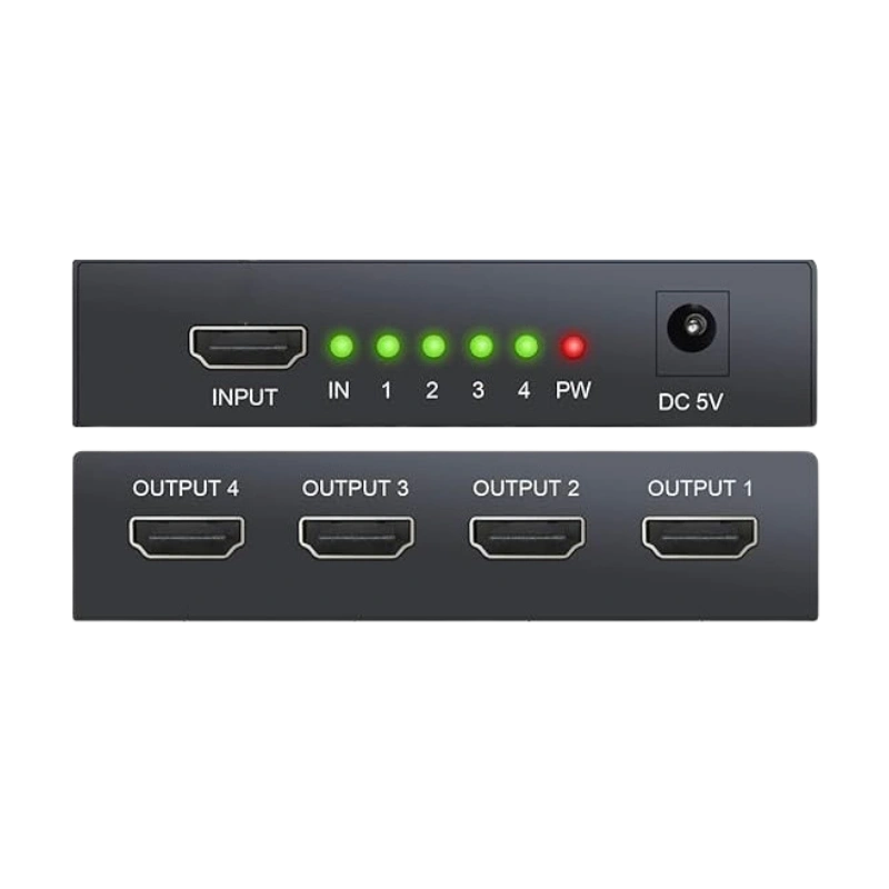 Splitter HDMI HDMI1-2SPLI 1x2 4K Electromax Maroc Caractéristiques Splitter HDMI HDMI1-2SPLI 1×2 4K - Photo produit