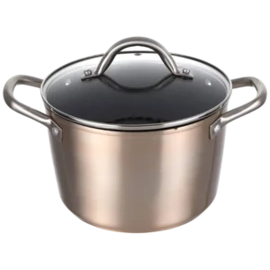 Ibili 495520 Marmite avec Couvercle NATURA Copper 20 cm