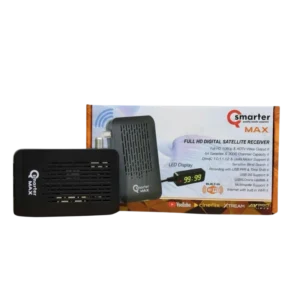 QSmarter Max Récepteur Satellite DVB-S2 - Produit Electromax Maroc