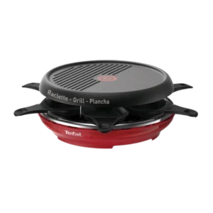 TEFAL RE12A512 Raclette Colormania Grill Plancha 6 Coupelles - Produit Electromax Maroc