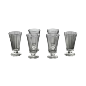 Bonomi F197-4 Set de 6 Coupes à Glace Simples