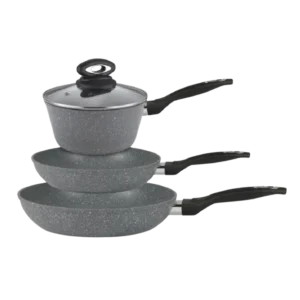 Bonomi HC-SA03 Ensemble de Casseroles 16–24–28CM