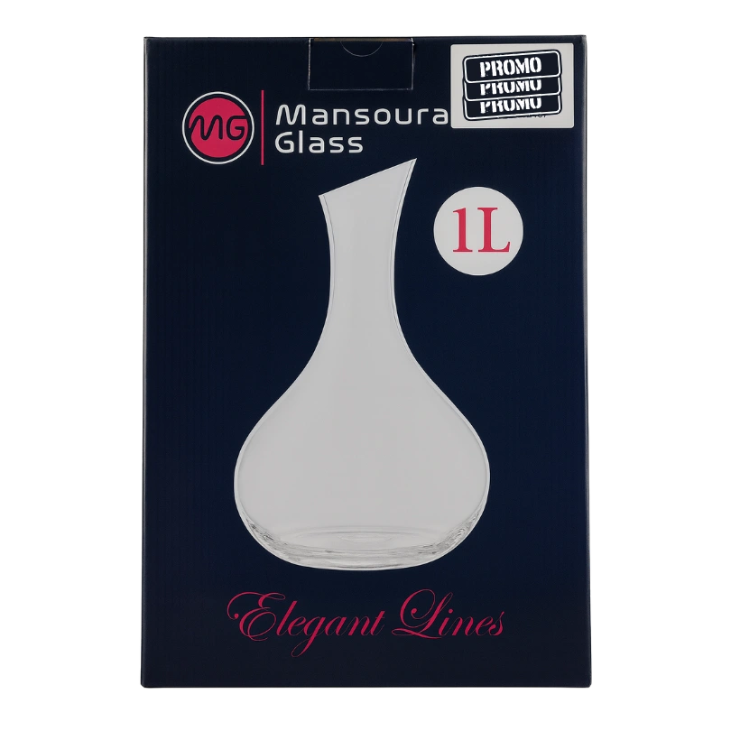 Carafe Mansoura Glass 1L Electromax Maroc Carafe Mansoura Glass 1L - Produit Electromax Maroc