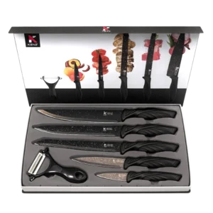 Set couteaux KENZ KZ-XFT6485 6 pièces - Produit Electromax Maroc
