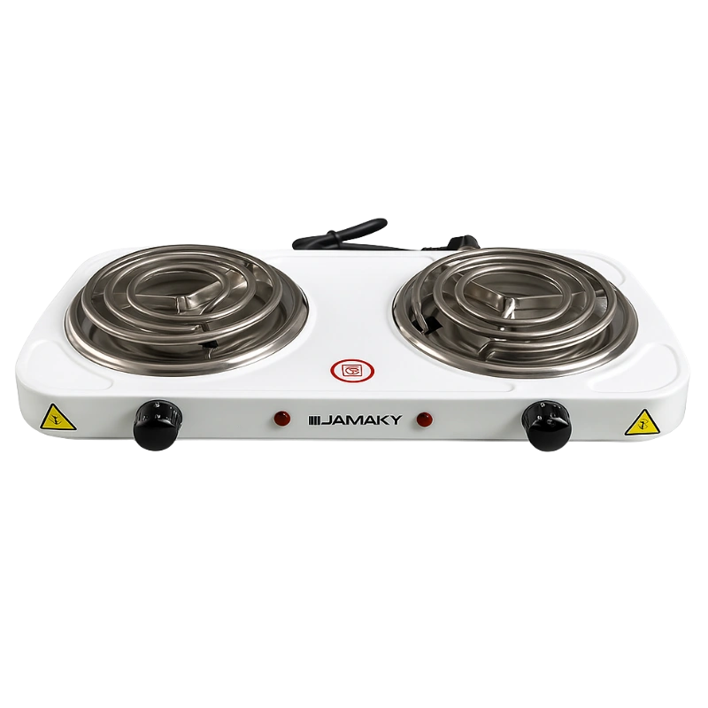 Jamaky JMK7012 Réchaud double 1500W Electromax Maroc Jamaky JMK7012 Réchaud double 1500W - Produit Electromax Maroc