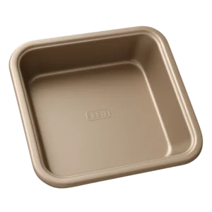 Ibili 840324 Moule Carré Démontable Golden Class 24 cm 5,3 Litre