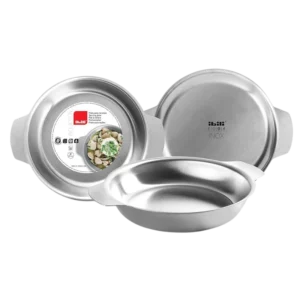 Ibili 665814 Plat à Rations 14 cm – Inox Résistant
