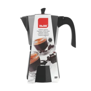 Ibili 612209 Cafetière Expresso Bahia Noire 9 Tasses 450 ml