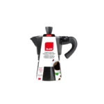 Ibili 612201 Cafetière Expresso Bahia Noire – 1 Tasse 50 ml