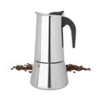 Ibili 611010 Cafetière Espresso Moka Inox 10 Tasses – 460 ml