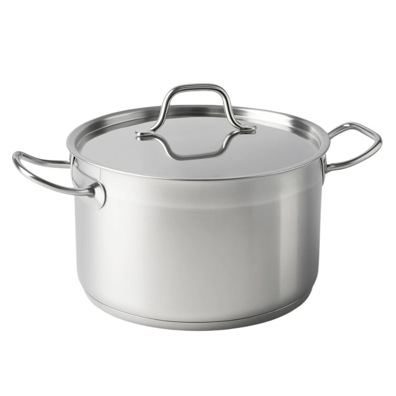 FH-YR-R3918 Marmite 32cm – Casserole Inox avec Couvercle, Haute Résistance Electromax Maroc FH-YR-R3918 Marmite 32cm – Casserole Inox avec Couvercle,... - Produit Electromax Maroc
